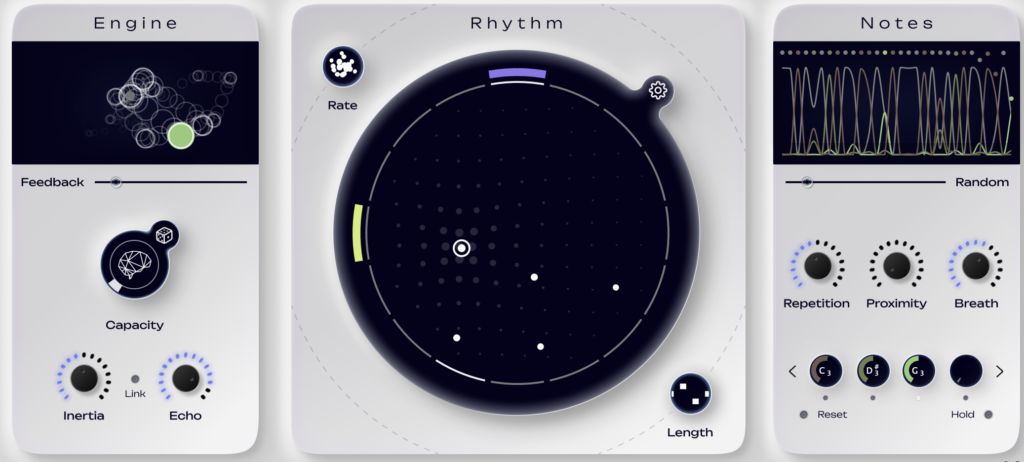 User interface of EVY plugin